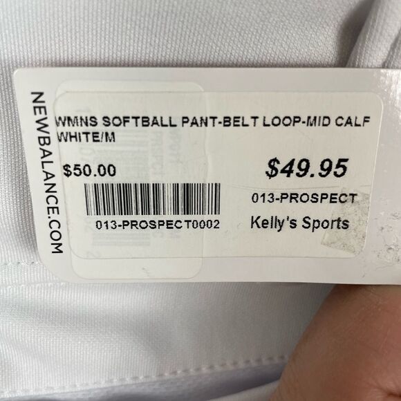 NWT New Balance Mid Calf Women’s Softball Pants Size L - Picture 6 of 6